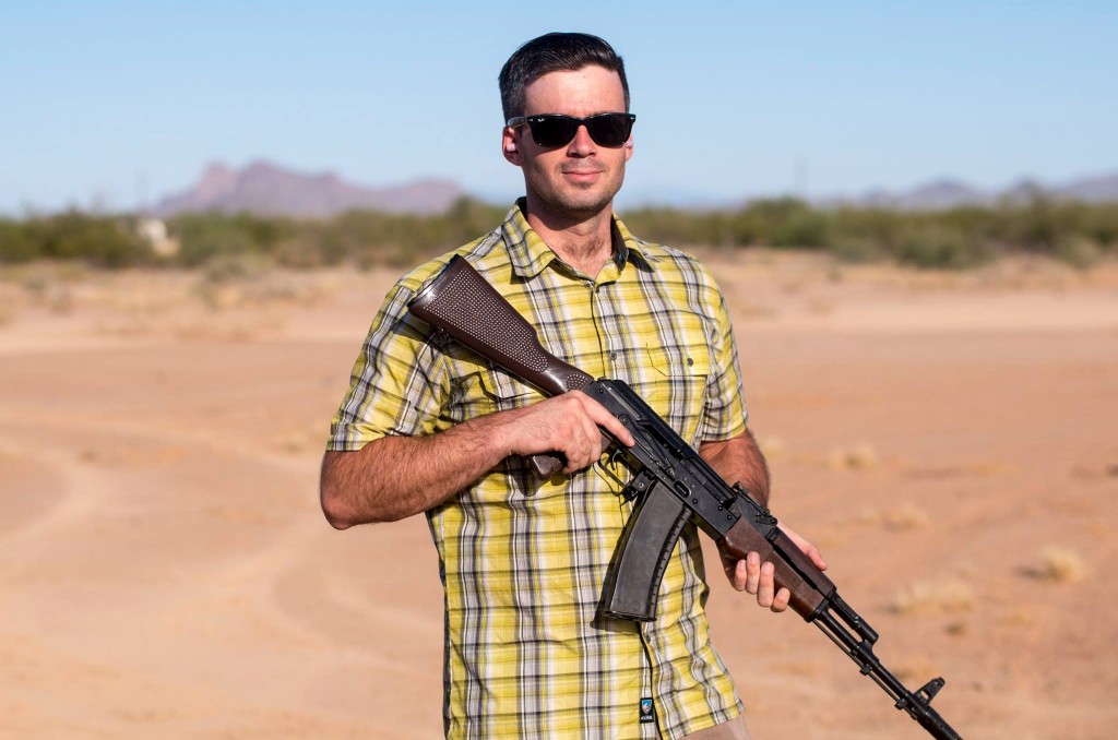 I'm using a photo of me with an MPi-74-whatever in an article called "Why I Own AR15s" just so someone will say "That's not an AR15!!"